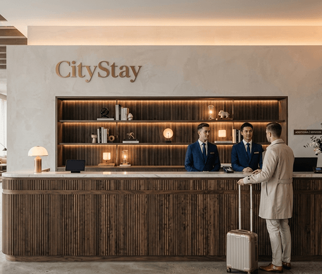 CityStay Reception Desk